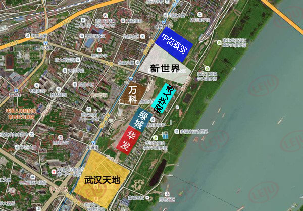 二七濱江出讓土地一覽